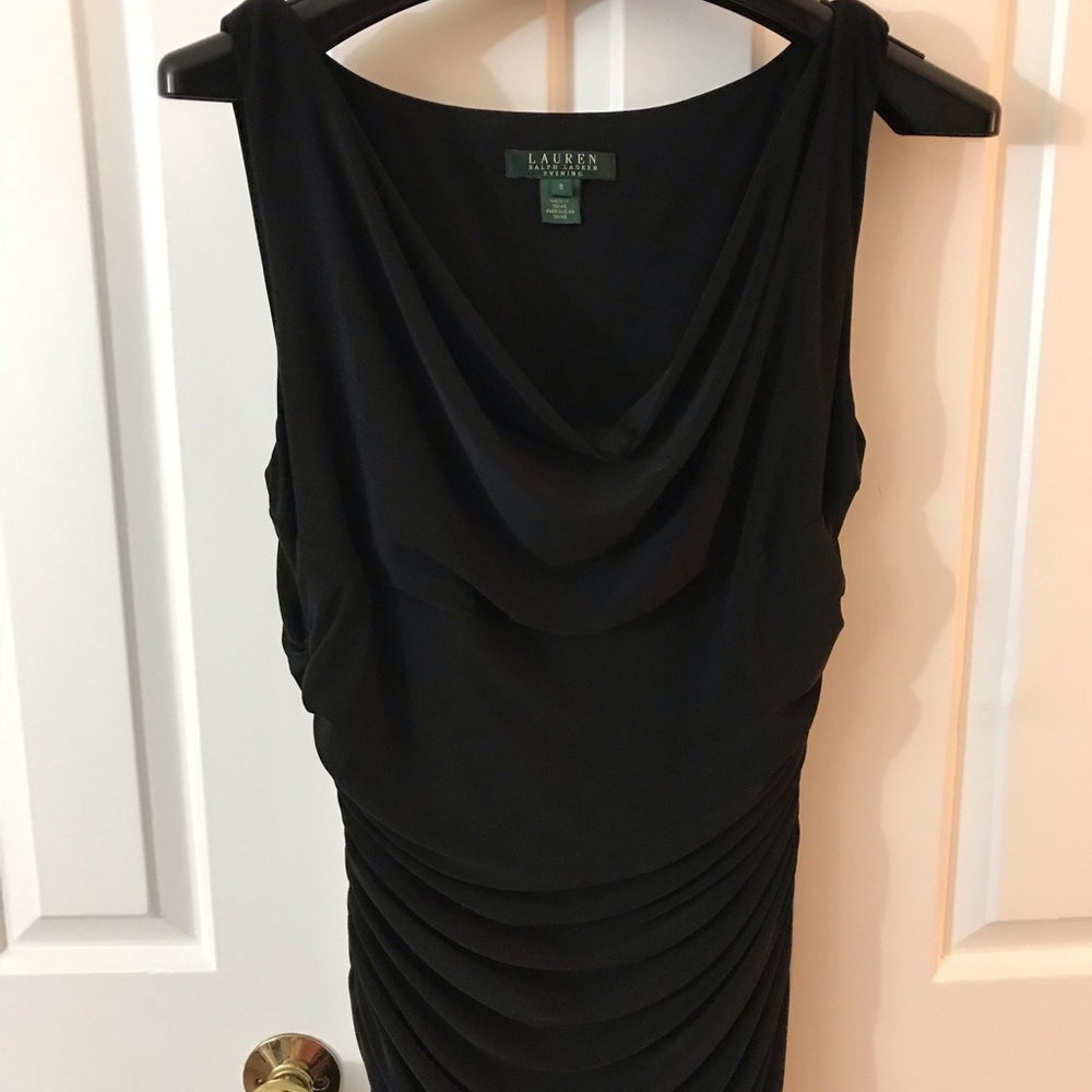 Black gown, Ralph Lauren Evening, NWT